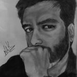 Yashraj Mukhate Instagram - Thank you for taking out time and making my sketch, means a lot @artsnitinkr. Thanks for alll the love!!♥️♥️🙏🏼🙏🏼