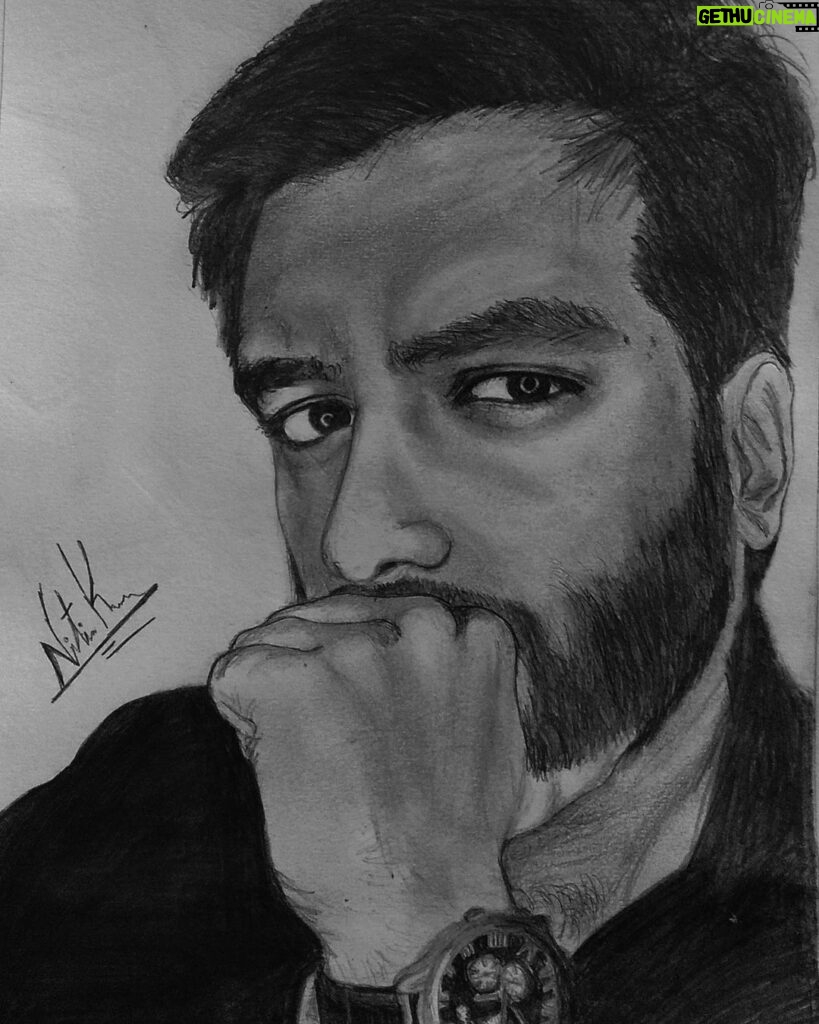 Yashraj Mukhate Instagram - Thank you for taking out time and making my sketch, means a lot @artsnitinkr. Thanks for alll the love!!♥️♥️🙏🏼🙏🏼