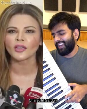 Yashraj Mukhate Instagram - First collaboration with Rakhi • Charsulli Gardulli x Kachra • Only Rakhi Sawant can say "Yedi" in a way that sounds like a biiig gaali. 
Toh guys, apne pagal aur yede dosto ko tag kijiye aur comments me bataiye ki ye remix kaisa laga?
#dialoguewithbeats #rakhisawant #charsulligardulli #yashrajmukhate #kachragaadi #aurangabad #gaadiwalaaya #swachhbharatabhiyaan #gaadiwalaayagharkakachranikal #gaadiwala #kachra @rakhisawant2511 #beats @dubsharma #reels #reelsdance