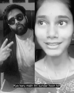 Yashraj Mukhate Instagram - Collaboration with Katrina Kaif's beautiful cousin • Many people asked me to do this one, so here it is • With some rap, written by Shade • Share this with your sundar friends!🔥 

Sundar girl in the video : @tiyamodi9 

#kyakaru #tiktokcringe #dialoguewithbeats #katrinakaif #yashrajmukhate #redbullindia @redbullindia @shraddha_y23 @dubsharma #beats #tonykakkar #reels #reelsdance #tiktokbeauty #musicproduction #groovybeats #beats #logicprox @tanmaybhat @cadbury5star_india #justdonothing #donothing