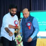Yashraj Mukhate Instagram - So this happened last week. It was an honour to be there at the 30th Annual Function of Vidya Vinayalaya School. Really enjoyed the wonderful performances by all the students. Also,was deeply touched by their warmth and hospitality during the visit. Hyderabad has always been nice to me!♥️ #goodtimes #vidyavinayalaya
