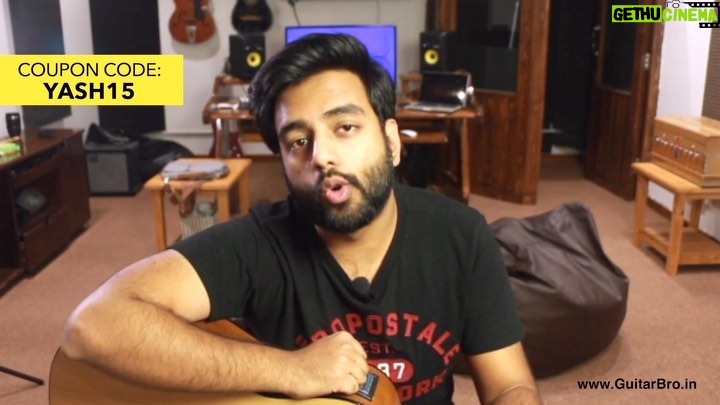 Yashraj Mukhate Instagram - Coupon Code: YASH15 Swipe left. Watch both the videos. Buying link is in my bio, DON'T FORGET TO USE THE COUPON CODE TO GET A 15% OFF! @guitarbro.in #guitarbro #chordtrigger #guitarhack #learnguitar #ayekhuda #chords #guitarist #guitarlessons #strumming ARR Film City