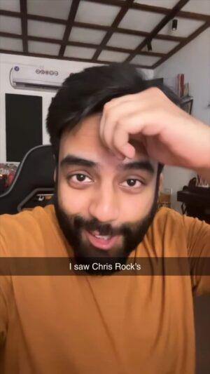 Yashraj Mukhate Instagram - Bro @chrisrock speaks in F sharp scale!🤌🏼

#chrisrock #netflix @netflix_in