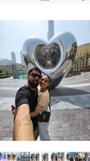 Yasir Hussain Instagram - Happy birthday to the love of my life my wife @kabirhussainnn ‘s amma and one of my favourite actors.
This beautiful strong and talented girl is not just that she is a vibe . May you live long and strong . Don’t change yourself.one can’t improve perfection ❤️ 
 Love you @iiqraaziz ✈️🎂🎹🥳🫶🏼💃🏻 let’s travel have fun and enjoy our lives like we always do muwahh ❤️

#wifekibirthday #november #birthdaygirl #iqraaziz #lifepartner