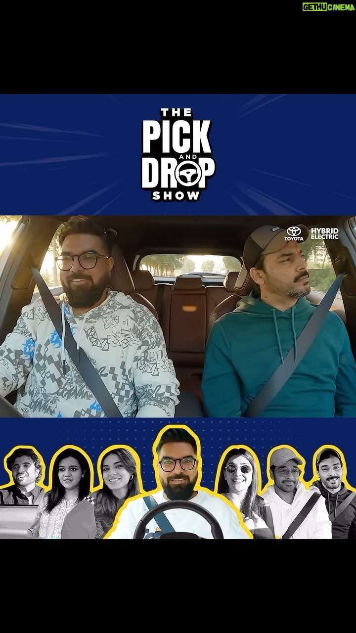 Yasir Hussain Instagram - Mery dost @mirzagoharrasheed ne Itna such Bol dia hai . Jitna sun’ay ki logon ko adat nahi hai . Kamaal ki episode hai . Kal Zaroor dekhna @loiqfilms k YouTube page pe . #thepickanddropshow #toyota #goherrasheed #yasirhussain #loiqfilms