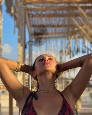 Yasmine Raeis Instagram - #sunset #summervibes #summer2022