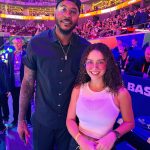 Yassi Pressman Instagram - AHHHHH fan moment with Melo lol. watch me try to “stay calm” sa last clip 🤣 @carmeloanthony super bait niya! 🏀⛹🏽 📍FIBA WORLD CUP FINALS Was so fuuuuun yesterday!!!! #FIBAWC thanks fam @letsgogonow @bk_4.7 🫶🏻 MOA Arena - SM Mall of Asia