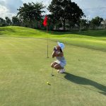 Yassi Pressman Instagram - today… my drive hit the pin 😭 wasn’t a hole in one but i’m proud of my little wins ⛳️🏌️‍♀️