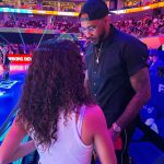 Yassi Pressman Instagram - AHHHHH fan moment with Melo lol. watch me try to “stay calm” sa last clip 🤣 @carmeloanthony super bait niya! 🏀⛹🏽 📍FIBA WORLD CUP FINALS Was so fuuuuun yesterday!!!! #FIBAWC thanks fam @letsgogonow @bk_4.7 🫶🏻 MOA Arena - SM Mall of Asia