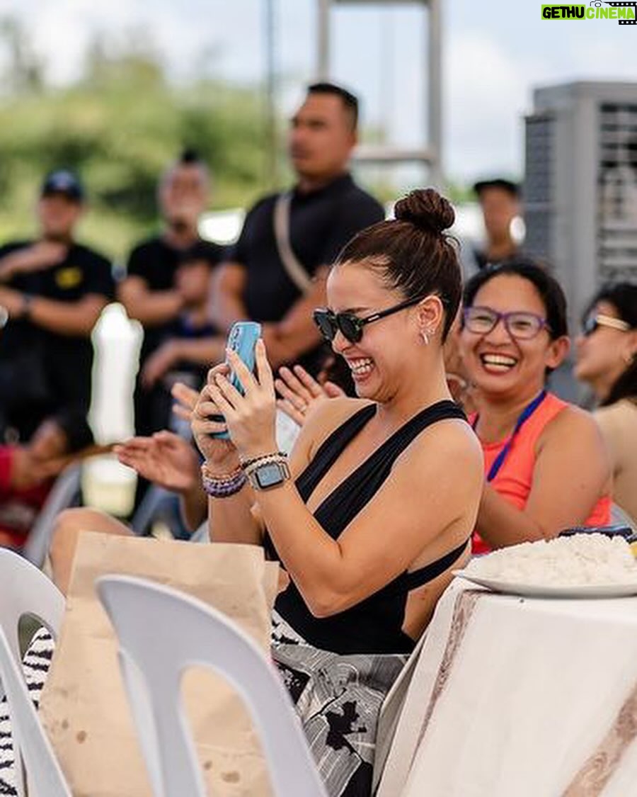 Yassi Pressman Instagram - came to support the homecoming of @ironmantri in CamSur the first place in Asia to hold IronMan!! It was so inspiring to see so many athletes give their all, siguradong naging inspirasyon din po kayo sa marami! galing! congratulations! ππ» congrats bub @vincenzo.luigi π«Άπ» & the whole CamSur and IronMan team!!! @visitcamsur Camsur Watersports Complex