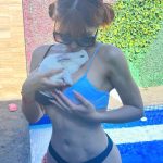 Yeri Mua Instagram - Domingo de amorcito a mi nesquick 🤍🐰🐇💋 (tengo una crema en la cara ok?) Veracruz
