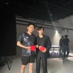 Yim Si-wan Instagram - with @seungminryu_oly 유승민 회장님 2024 부산 세계탁구 선수권 대회 🏓