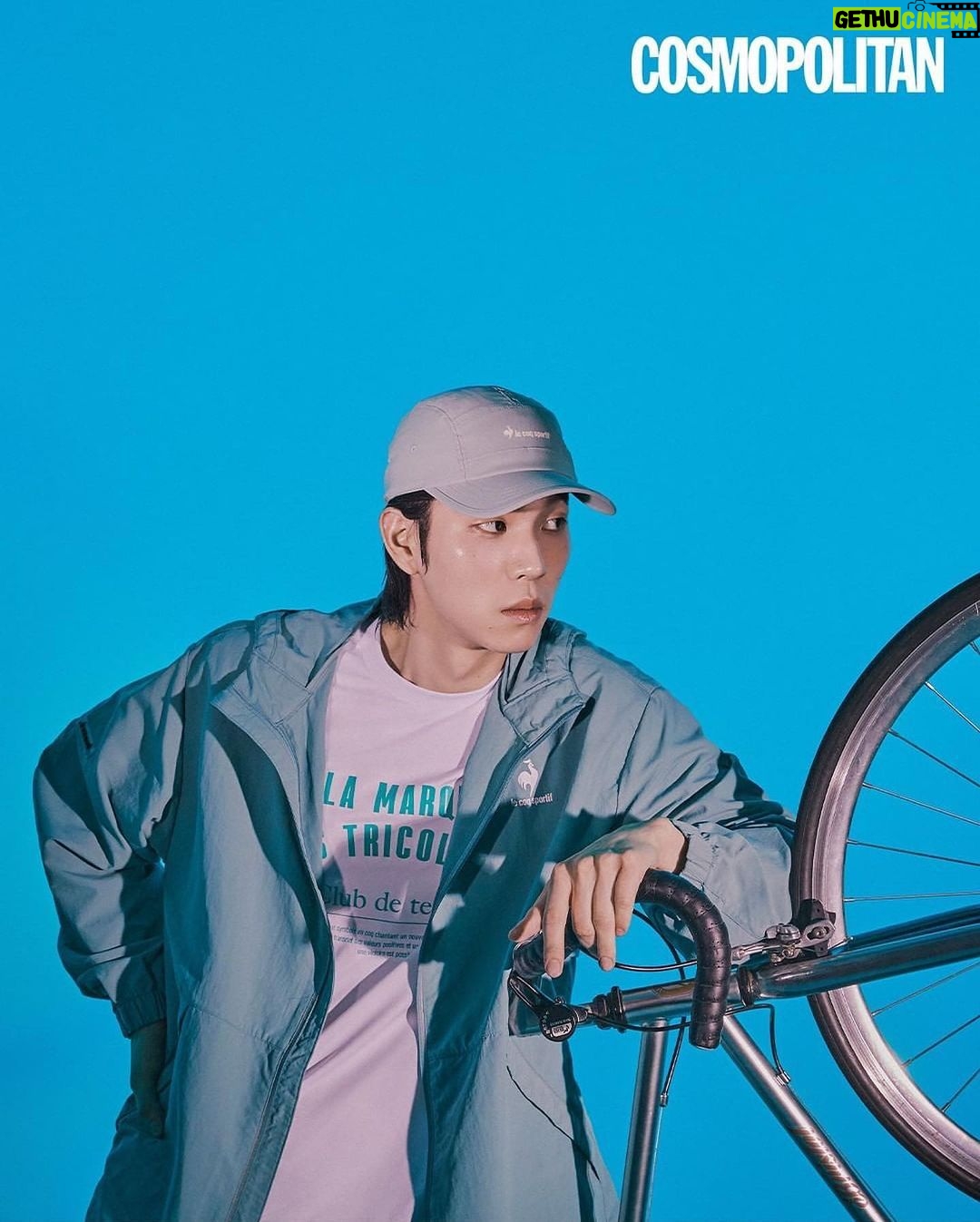 Yoo In-soo Instagram - @cosmopolitankorea #4월 @lecoqkorea 🚲