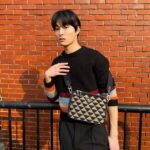 Yoon Chan-young Instagram - 🖤 "The Prada Symbole handbag is inspired by Prada's iconic Triangle which is reinvented in a geometric, modern, multi-faceted way. Drawn from Prada's heritage, the Symbole is precise, direct, meaningful." @prada #prada #pradasymbole