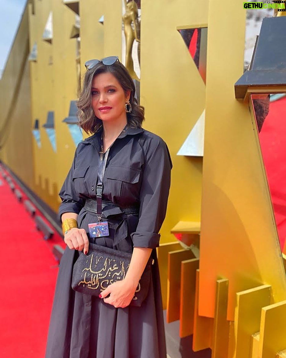 Yosra El Lozy - 79.7K Likes - Earlier this week while attending a film screening at #ciff42 , Picture take by my fellow jury member, director @alimostafa whom I had the pleasure of working with in his film “From A to B” in 2014.
A very big thank you to the entire team who made this happen!
Styled by @maissaazab @sahar.m.azab
Dress @so_lymaa
Earrings @mounayagallery
Clutch @sarahsbag @mounayagallery
Make up & hair @alsagheersalons @ramy_hairdresser @makeupbybejoo
#ciff #cairofilmfestival @cairofilms #cinema #actress #juryduty #redcarpet #egypt #film #filmmakers