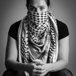 Yosra El Lozy Instagram - Moment for Pa*les*tine ‘We Stand We See’. Let’s empower and uplift, standing unwavering in our support for the Pale*stini*an cause. The scarf symbolizes unity, resilience, and the unbreakable strength of a people. Together, we are a force. #westandwesee photography by @ahmed.alfie_