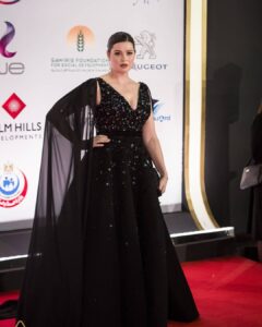 Yosra El Lozy Instagram - Last night at the opening of the Cairo International Film Festival #CIFF20 .. It is truly an honour being a Jury member in the 