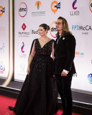 Yosra El Lozy Instagram - Last night at the opening of the Cairo International Film Festival #CIFF20 .. It is truly an honour being a Jury member in the "Horizons of New Arab Cinema" competition alongside @alimostafa and @zeinadaccachelebanon. 

Really looking forward to watching films from different Arab countries. (KSA, Morocco, Lebanon, Egypt)

A very big Thank you to the amazing team behind my look:

Dress by my dear friend @saraonsiofficial 
Make-up by @abdallahelrefaeii 
Hair by @nael_leo 
Jewelry curation by @ajourconsultancy
Diamonds by @the.diamond.center
Styled by @poucyelshahawy  Photographer @marcelo_photography12 

من حفل افتتاح مهرجان القاهرة السينمائي الدولى. سعيدة بمشاركتى فى لجنة تحكيم مسابقة "آفاق السينما العربية" مع زينة دكاش(مخرجة و منتجة من لبنان) و على مصطفى (مخرج من الإمارات). 
@cairofilms #cairofilmfestival #cinema #jury #actress #egypt #redcarpet