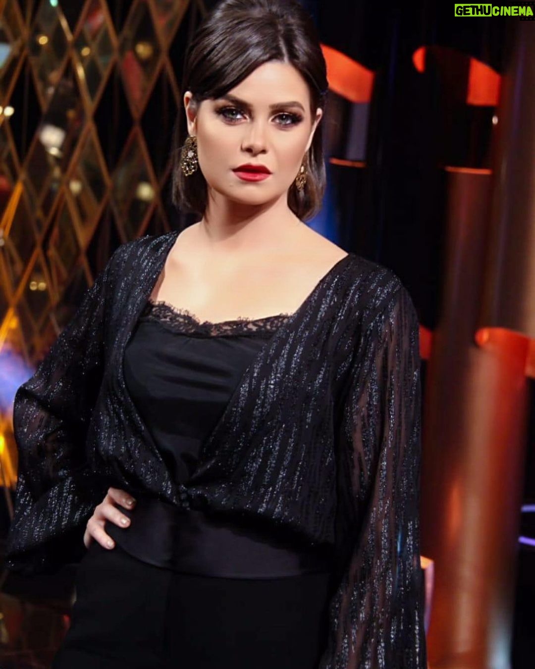 Yosra El Lozy - 67.1K Likes - From my last TV interview, Styled by @maigalal jumpsuit from the Party Edit 2020 @pronovias by @figeypt
Make up @monagamalmakeup
Earrings @js_jewlery_byengyfayad
Photo credit @mostafa_zidan.7