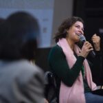 Yosra El Lozy Instagram - It was a pleasure being part of the panel discussion last night at the 3rd edition of @medfest.egypt with my dear friend and amazing presenter @sherifnouredin A big Thank you to @minaelnaggar for inviting me.. Truly enjoyed the film selection