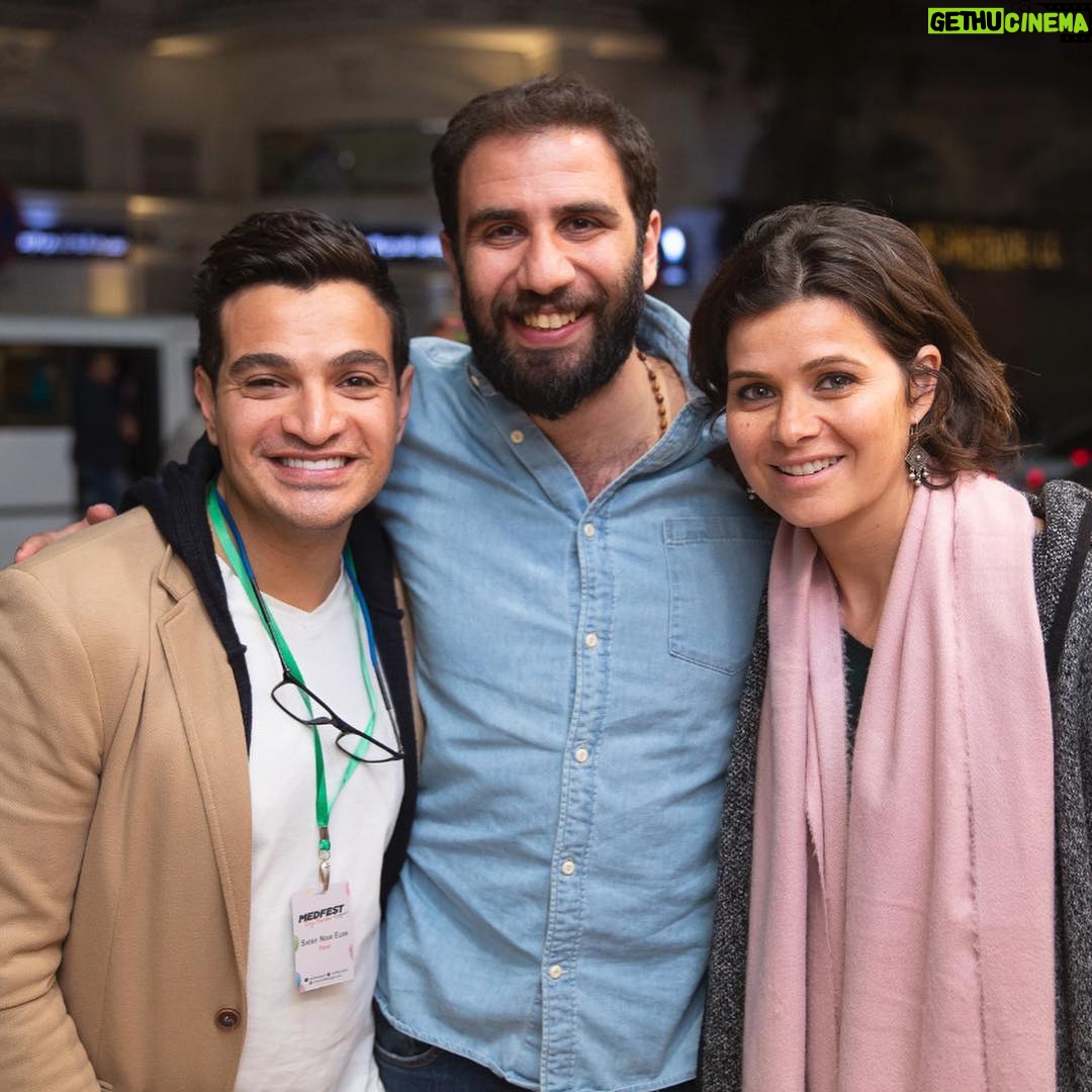 Yosra El Lozy Instagram - It was a pleasure being part of the panel discussion last night at the 3rd edition of @medfest.egypt with my dear friend and amazing presenter @sherifnouredin A big Thank you to @minaelnaggar for inviting me.. Truly enjoyed the film selection