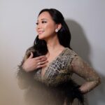 Yuanita Christiani Instagram - Glitter, sparkle, twinkle and shine!✨ . Dress @cynthiatan__ Brushed @kunsoomakeupartist Hair @azka_anto__hairdo
