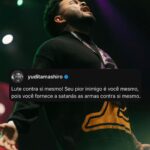 Yudi Tamashiro Instagram - Lute contra si mesmo! Seu pior inimigo é você mesmo, pois você fornece a satanás as armas contra si mesmo. Martinho Lutero ❤️‍🔥 São Paulo, Brazil