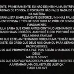 Yudi Tamashiro Instagram - E aí gente, primeiramente: eu não dei nenhuma entrevista a essas páginas de fofoca, e portanto não falei nada do que está na matéria. Algum jornalista simplesmente distorceu minhas falas de uma antiga entrevista e trouxe isso tudo ao público sem nenhum fundamento. Priscilla saiba que como antes continuo admirando você e respeitando suas decisões. Amo você e oro por você como oro pela minha família! Mesmo que estejam tentando forçar uma tensão que não existe, eu creio que Deus nos chamou para sermos pacificadores. “Felizes os que promovem a paz, pois serão chamados filhos de Deus.” ‭‭Mateus‬ ‭5‬:‭9‬ ‭NVT‬‬ “E aqueles que são pacificadores plantarão sementes de paz e ajuntarão uma colheita de justiça.” ‭‭Tiago‬ ‭3‬:‭18‬ ‭NVT ❤️ São Paulo, Brazil