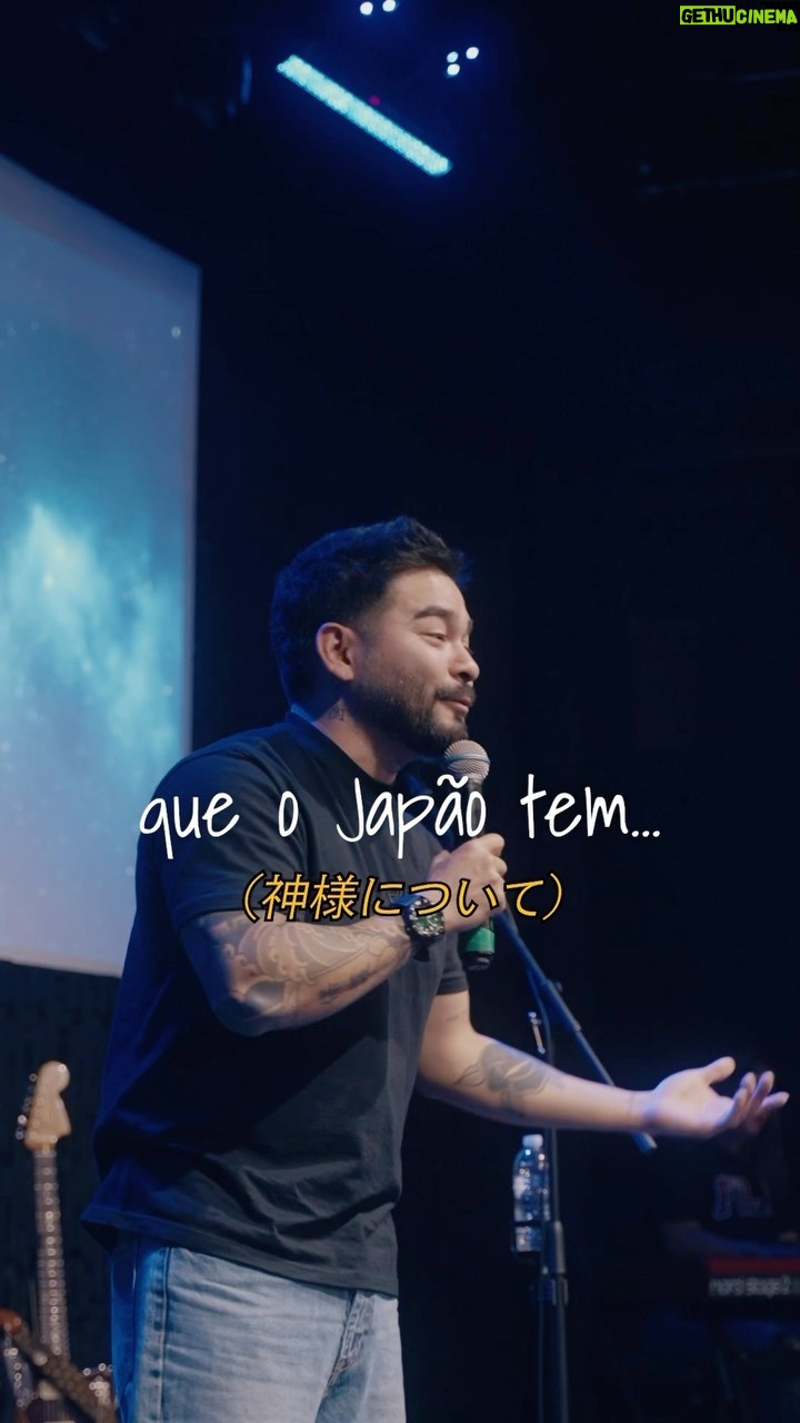 Yudi Tamashiro Instagram - Para mim, o Japão faz parte de uma missão divina. Vim para proclamar na terra do sol nascente que a salvação da depressão, da solidão, da busca pelo amor, e dos nossos pecados, não está nos 8 milhões de deuses, mas sim em Jesus Cristo, o único Deus! 🙌🏻🇯🇵❤️🔥 Vídeo @whois4llan 🎥
