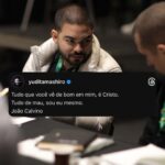 Yudi Tamashiro Instagram - Se dizemos que não temos pecados, estamos nos enganando, e não há verdade em nós. Mas, se confessarmos os nossos pecados a Deus, ele cumprirá a sua promessa e fará o que é correto: ele perdoará os nossos pecados e nos limpará de toda maldade. 1João 1:8-9 VOCÊ SE ENXERGA COMO UM PECADOR???
