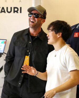 Yuki Tsunoda Instagram - Best. Day. Ever. @jasonstatham