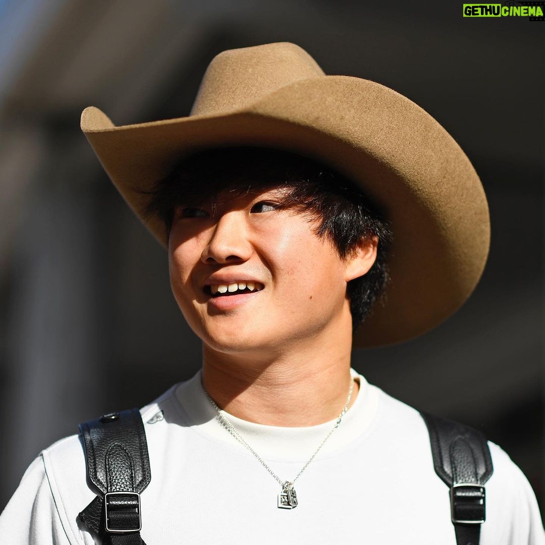 Yuki Tsunoda Instagram - Came here for the points, stayed for the hat and BBQ 🤠 Austin, Texas