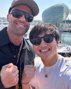 Yuki Tsunoda Instagram - Best. Day. Ever. @jasonstatham