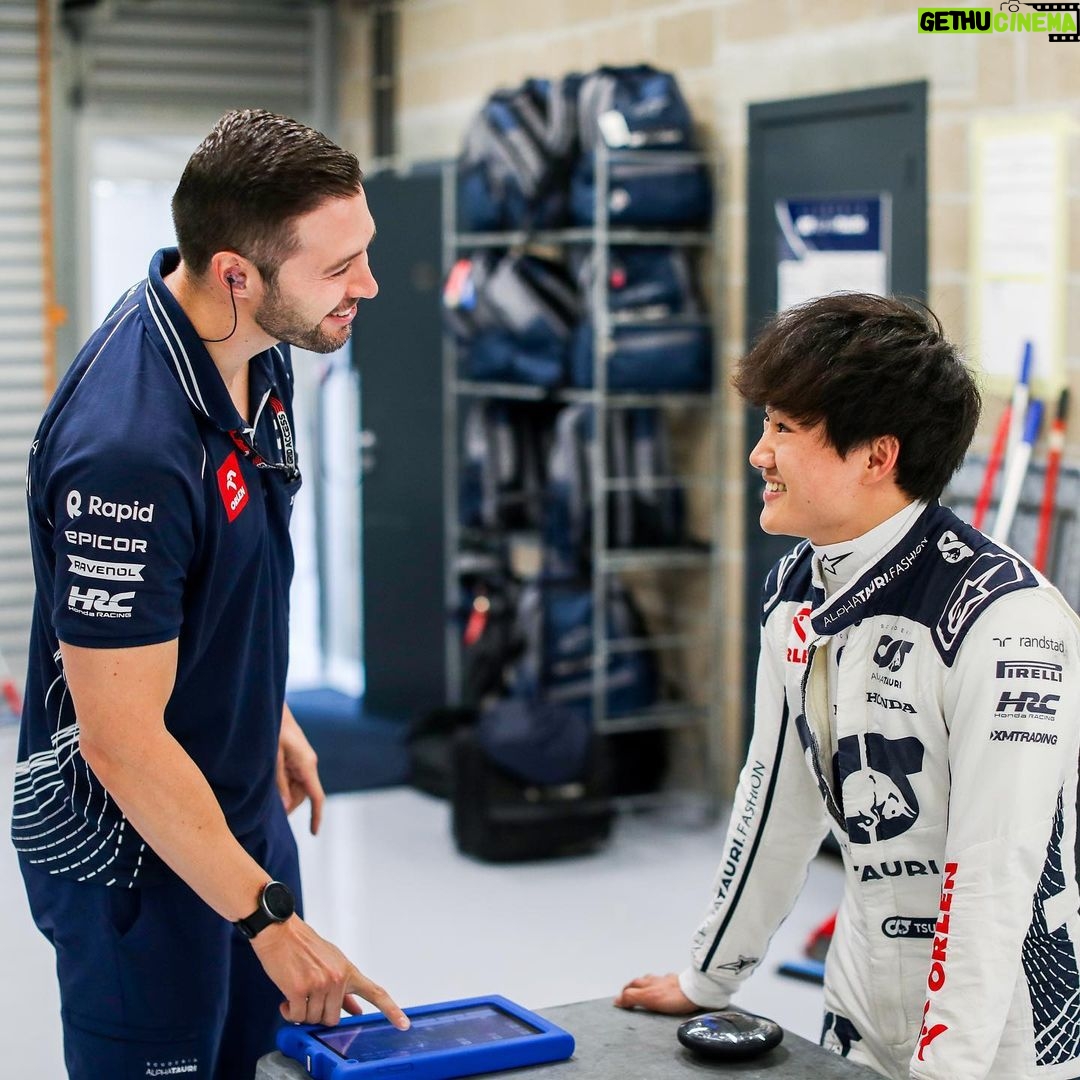Yuki Tsunoda Instagram - Back in the points! Had a great race where I felt good with the car and the team did a fantastic job 🔥 Happy to end the first half of the season on a high! Circuit de Spa-Francorchamps