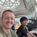 Yuki Tsunoda Instagram – Burning off the winter calories with @johnnoonancoach 😤​ Dubai, United Arab Emirates