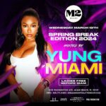 Yung Miami Instagram - Come experience me in person this weekend MIAMI @headlinerworld 🤍🤍🍠🍠