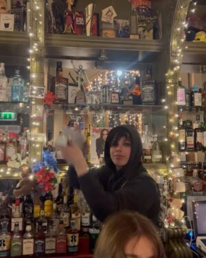 Yungblud Instagram - i 🖤 live music. 
i 🖤 ozzy osbourne. 
fank u @rollingstoneuk for the metal. 🧷🧷🧷