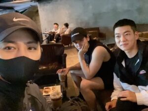 Yunhyeong Instagram - #팔당 #라이딩 👨‍👦‍👦 feat.한량,군인