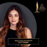 Yuri Vargas Instagram - Estoy Feliz con esta nominación @premiosindiacatalina a Mejor actriz de Reparto por mi personaje Yazmin. Gracias a mis compañeros, Gracias a todo el crew de este hermoso proyecto felicitaciones para todos @villamizarcamilo @pajaroenelnido @mayrahenao927 @ixpacha Que viva 🎉 @arelyshenao #arelyshenaocantoparanollorar 🥂🎉💥🙏🎬🎬 @caracoltv @dagogarciadgp
