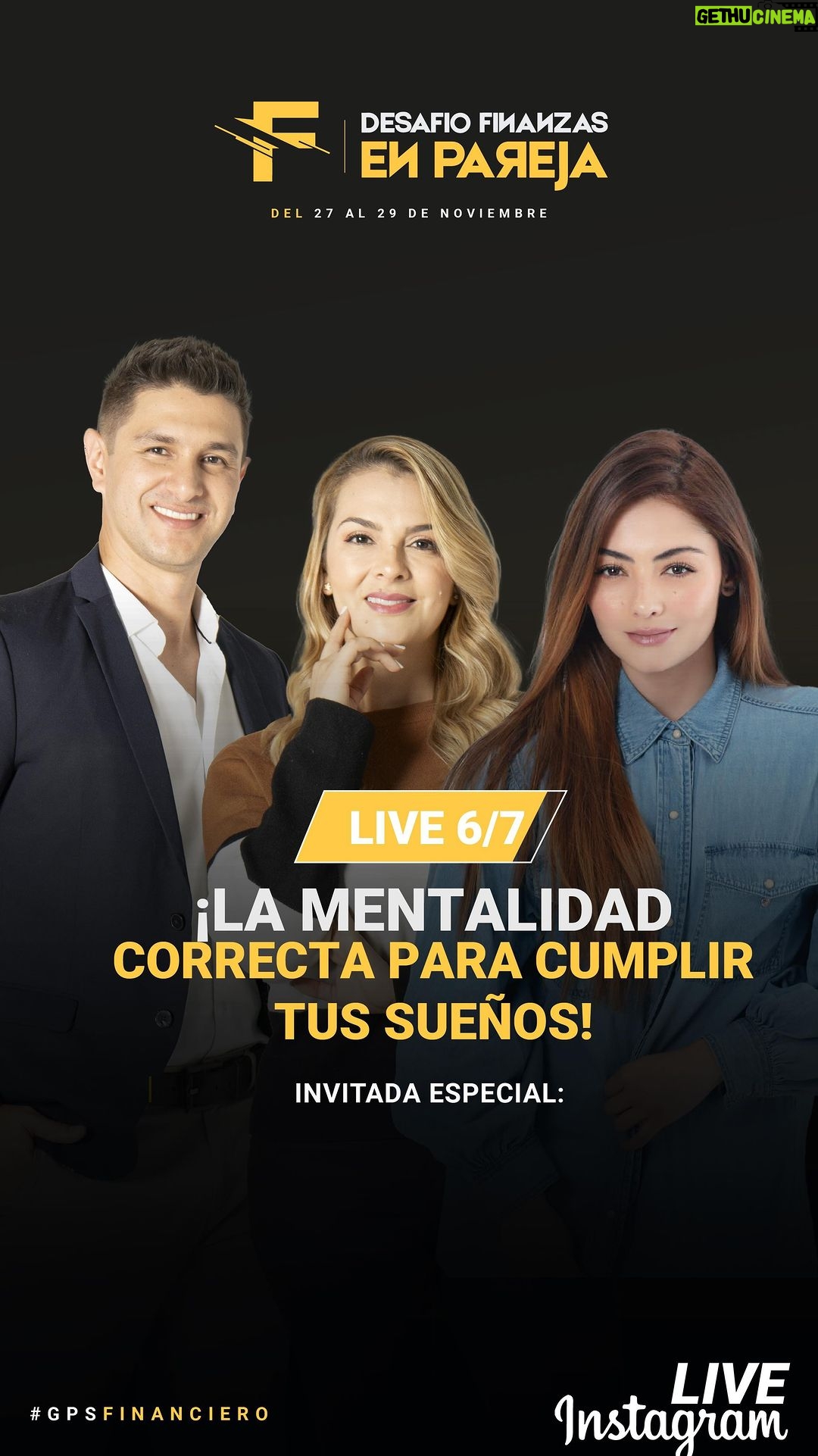 Yuri Vargas Instagram - 🔥ESTA NOCHE en nuestro Live de Preparación para el DESAFIO Finanzas En Pareja, te revelaremos que cambió en la vida de @yurivargas1 para conseguir su Tranquilidad financiera . Únete tu también al desafío FINANZAS EN PAREJA totalmente GRATIS que inicia el próximo lunes 27 de Noviembre a las 7:00pm. Inscríbete en el link de nuestra Biografía 👏🏼 o escribe en los comentarios la palabra DESAFÍO para enviarte toda la información 👏🏼 Te esperamos 🙌🏼✅