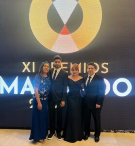 Yuri Vargas Instagram - Nuestra Noche de Premios Macondo 🎬🎬 Cine Colombiano 🖤 #premiosmacondo2023 @hbomaxla @tntlatam acompañada por la guapura andante @jimmunoz1 ❤️🙏 @diego64a @nancy64afilms @christiantappan @nataliareyesg @delvecchio21 @pia.arciniegas Styling : @serratovestuario