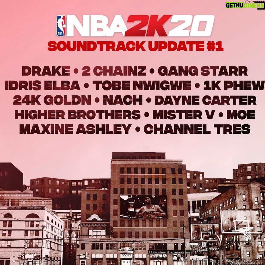 Yvick Letexier Instagram - NOUVEAU RÊVE DE GOSSE ! Je fais désormais parti de la bande-originale de @nba2k 😱❤️🔥. C’est bien trop lourd j’suis comme un ouf surtout quand je vois les noms présents aux cotés du mien 🙏🏽 // big up aux reufs @rowjay @8doomx @hakim_ovitch pour ce morceau ☄️ Paris, France