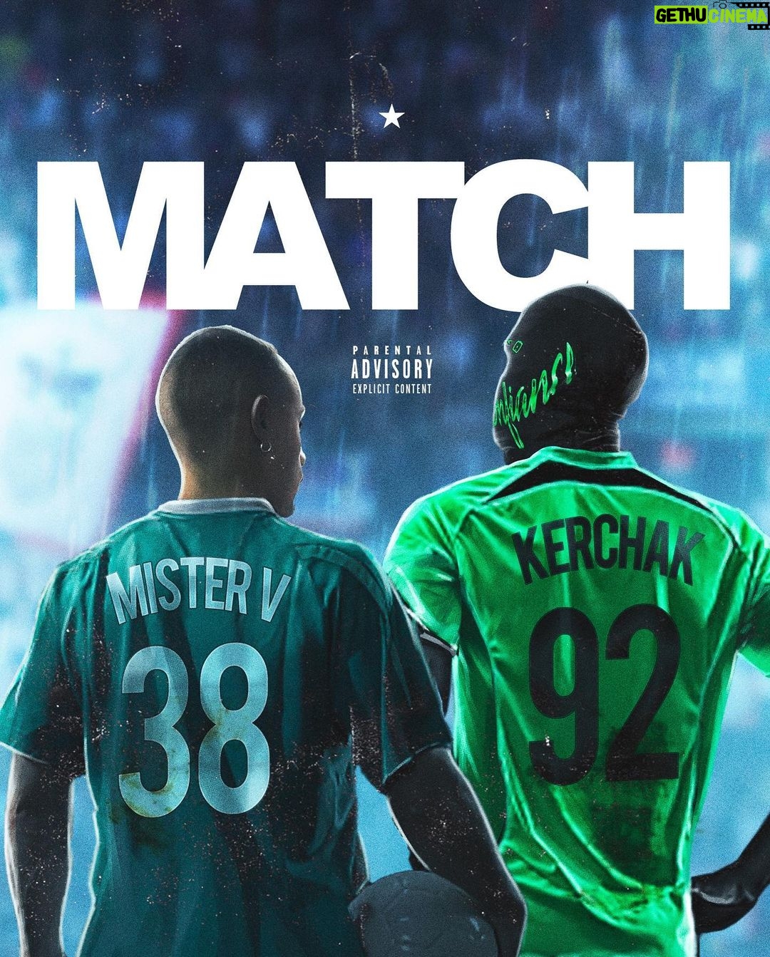 Yvick Letexier Instagram - SURPRISE 💚 MATCH FEAT. @kerchak9b DISPONIBLE PARTOUT 💚 (lien en bio) Paris, France