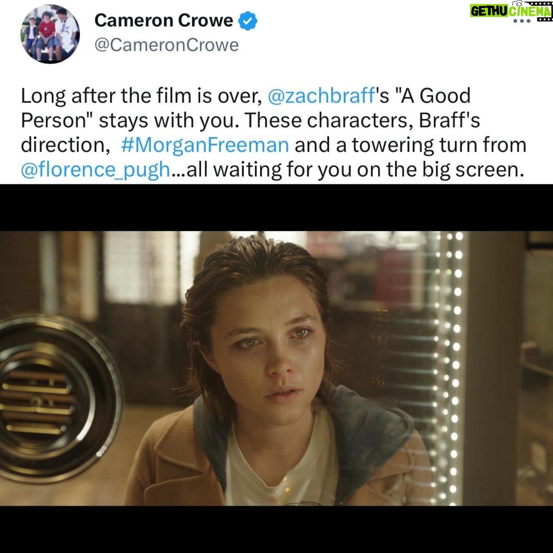 Zach Braff Instagram - My hero just tweeted me. Listen to Mr. Crowe. ❤️❤️❤️