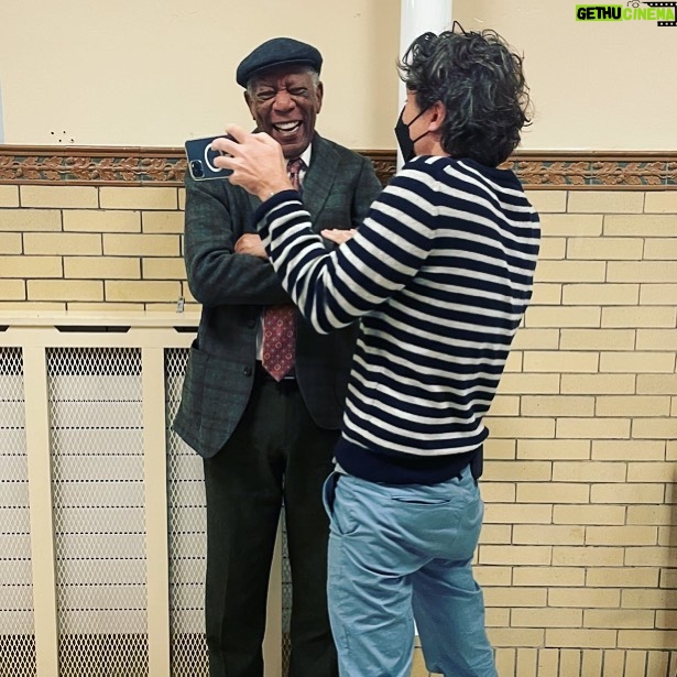 Zach Braff - 25.2K Likes - Making Morgan laugh in the halls of my old high school. Something I never could have fathomed running around the halls of that school with a VHS camera making short films.