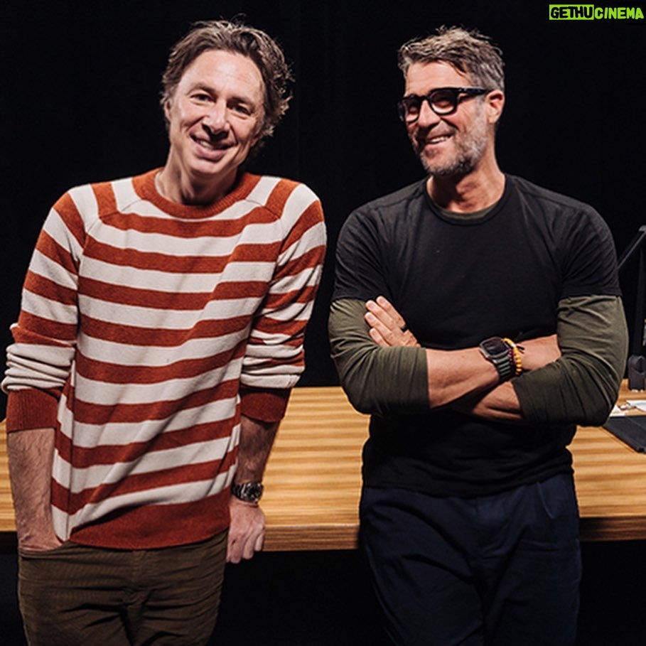 Zach Braff Instagram - Loss, grief, disappointment, confusion. The list of difficult emotions we all experience is long. The means by which we confront and heal from such experiences is equally diverse. One way is to channel them into art. Transform them into something beautiful—because shared pain serves as a communal salve. It makes us feel more connected. Less alone. It gives us permission to shine a light on the broken parts we’d prefer to keep hidden. And together, we all become a bit better for it. This is the thread pulled in my conversation with the talented writer-director-actor @zachbraff—an artist you may know from the hit TV show ‘Scrubs,’ or his seminal directorial debut ‘Garden State’—a much-celebrated independent film he wrote, directed, and starred in alongside Natalie Portman. Today, we dive into the creative process behind Zach’s newest directorial effort ‘A Good Person’, a story about grief, addiction, forgiveness, trust, friendship—and the messy path to sobriety and becoming whole—all themes close to my heart that Zach renders with nuance and an impressive degree of accuracy rarely portrayed in cinema. In addition, we cover Zach’s career, what happens when you create with authenticity, find presence in pain, and make your own meaning. We also discuss Zach’s own personal journey in bringing this story to life and the impact he hopes it will have on audiences. To listen or watch click link in bio—streaming on YouTube and your favorite podcast player. **Note:** If you care about independent cinema, if you enjoy mature fare, great writing, and great acting, make a point of going to the theatre this weekend and checking it out. @agoodpersonmov opens nationwide this Friday, March 24th. Let’s help him make this one a hit. I loved getting to know Zach—I think you will too. Enjoy! ✌🏽🌱🎬 -Rich 📷 @davygreenberg