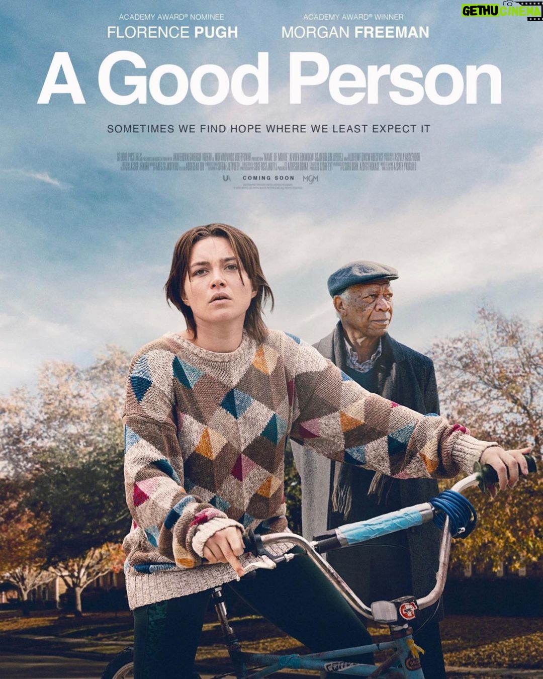 Zach Braff Instagram - Found an alternative poster we didn’t select. “A Good Person” is available everywhere you rent movies and is available FREE on @primevideo starting Tuesday!