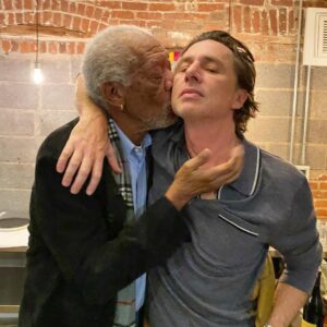 Zach Braff Instagram - Happy Birthday @morganfreeman 
I never wanted to post this picture out of fear of making @donald_aison jealous. But alas, I am running out of Morgan pictures. ❤️😇