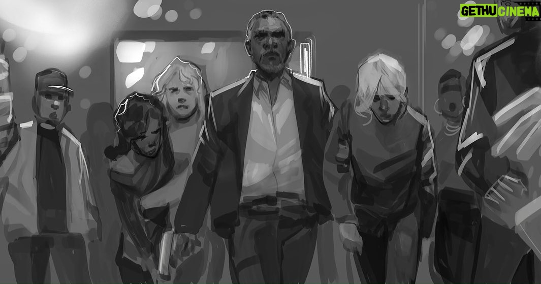 Zach Braff Instagram - Two storyboards by the legendary @philnoto for “A Good Person”. UK Friends, AGP is available on @skytv tomorrow!!! 🇬🇧