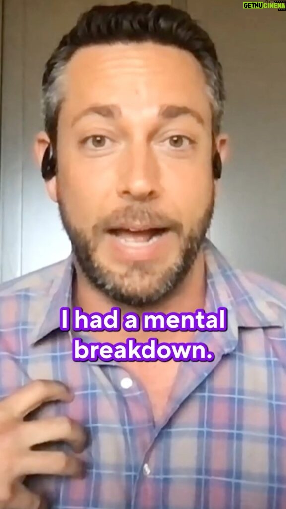 Zachary Levi Instagram - "I didn't really want to live anymore." @zacharylevi opens up about his mental health struggles in his new book 'Radical Love' #MentalHealth #Therapy